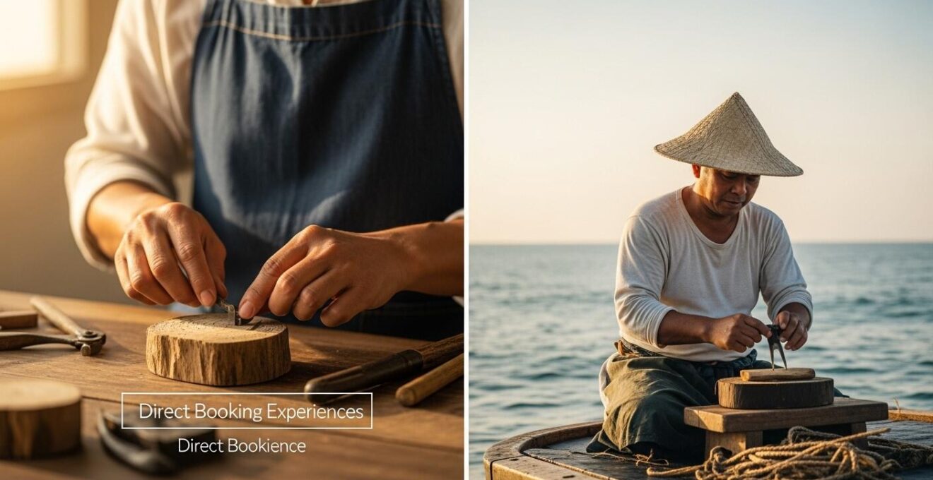 Artigiano e pescatore locali che offrono esperienze autentiche, ambiente naturale e tradizionale