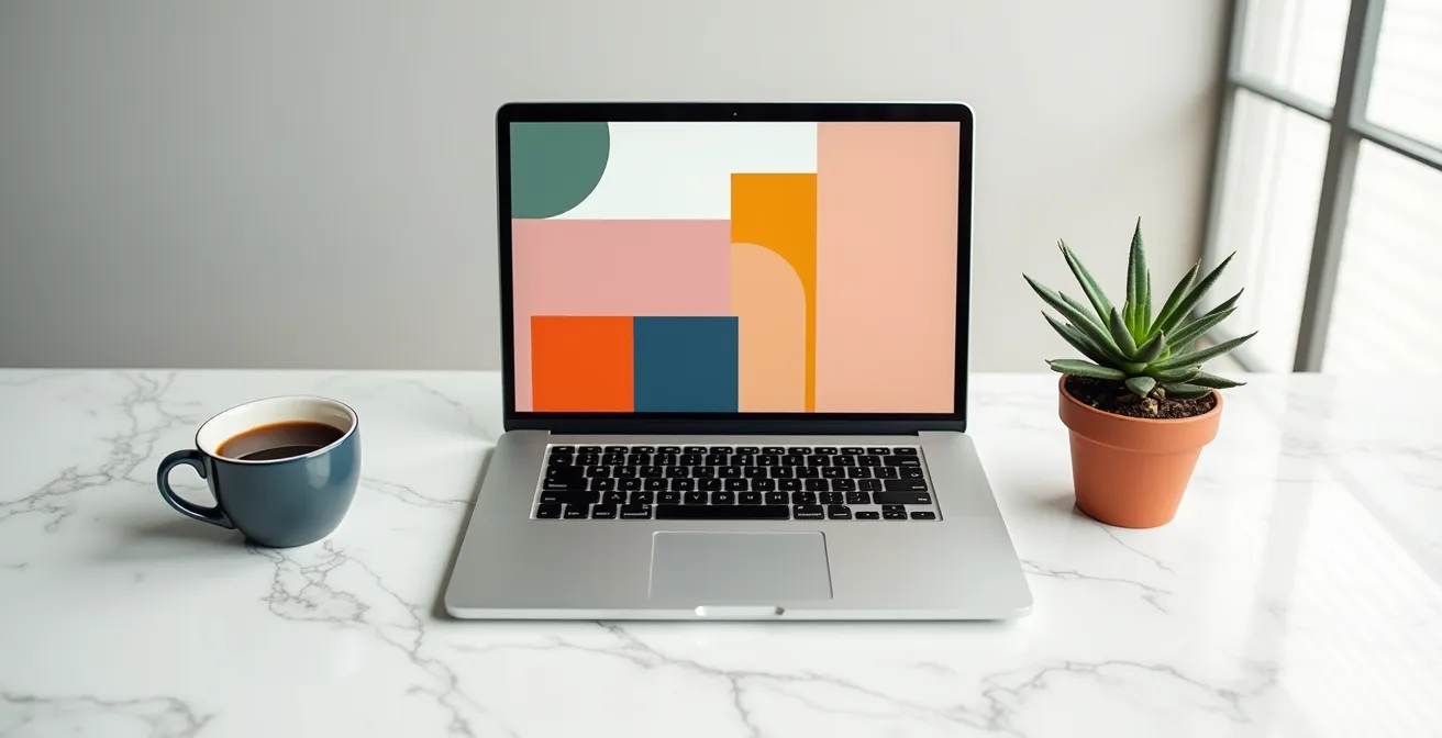 Schermata di configurazione privacy tools su laptop in ufficio italiano