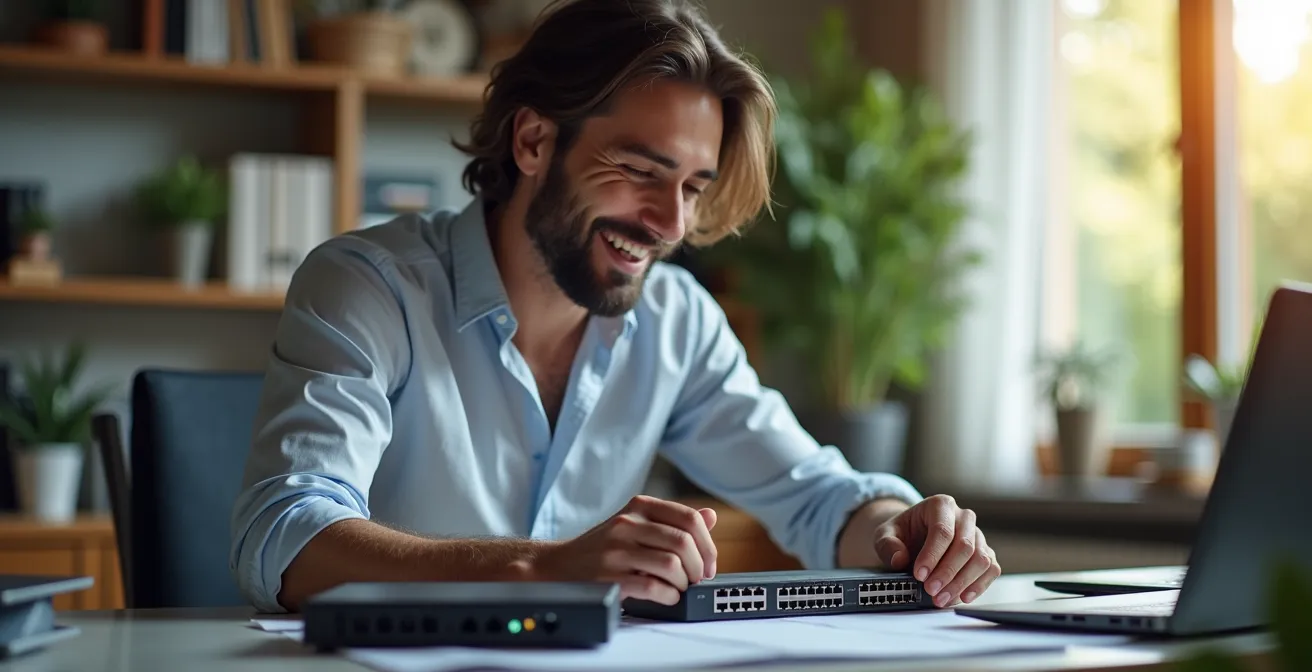 Sistema di rete domestica modulare con componenti aggiornabili