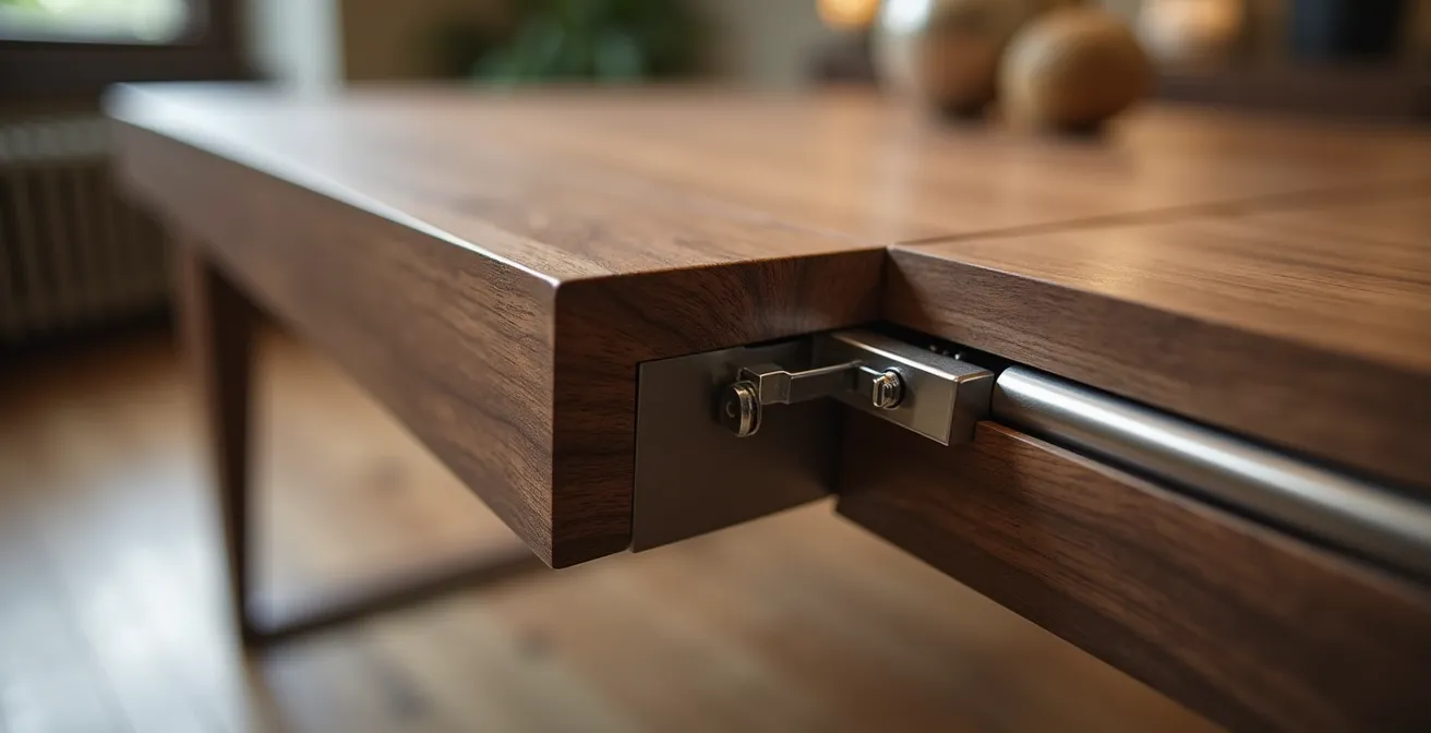 Consolle allungabile italiana che si trasforma in tavolo da pranzo