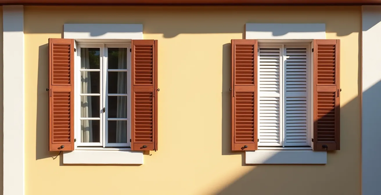 Tapparelle motorizzate italiane che si regolano automatically seguendo la posizione del sole